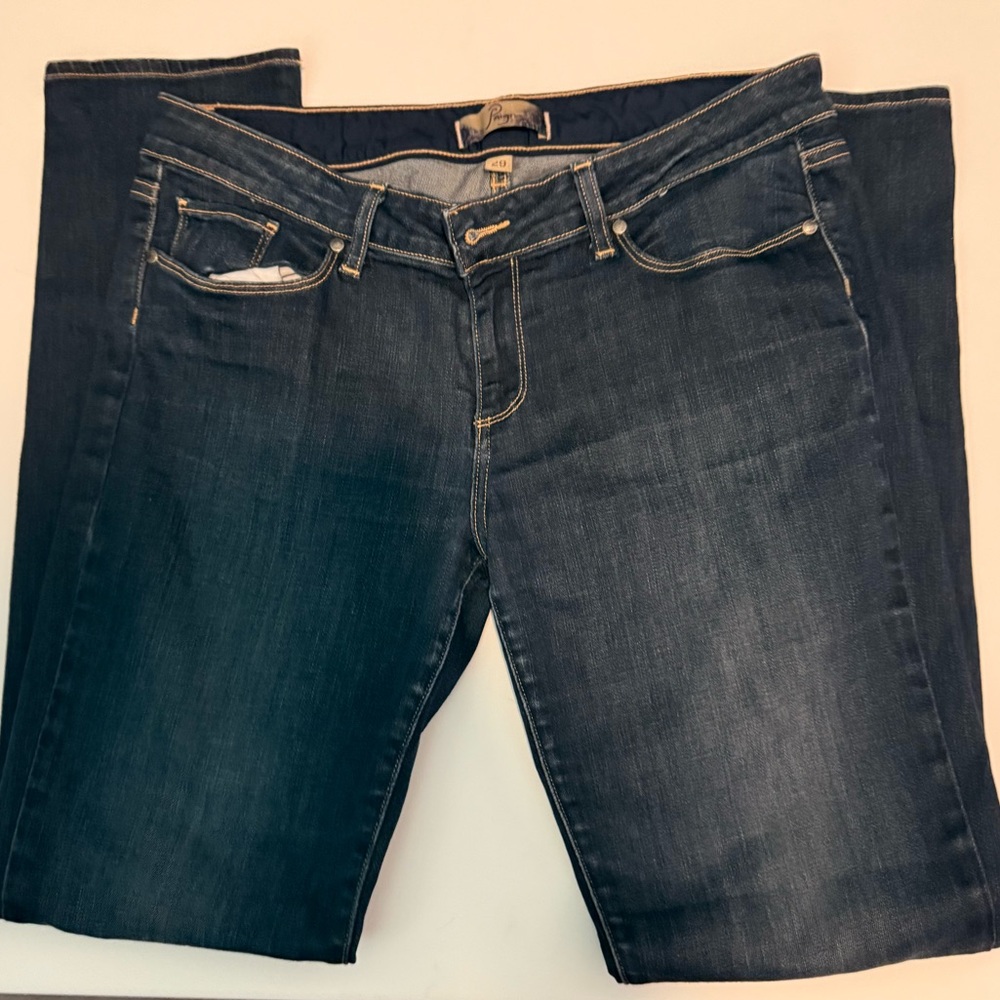 Paige Boyfriend Canyon (Oscar) Dark Blue Jeans